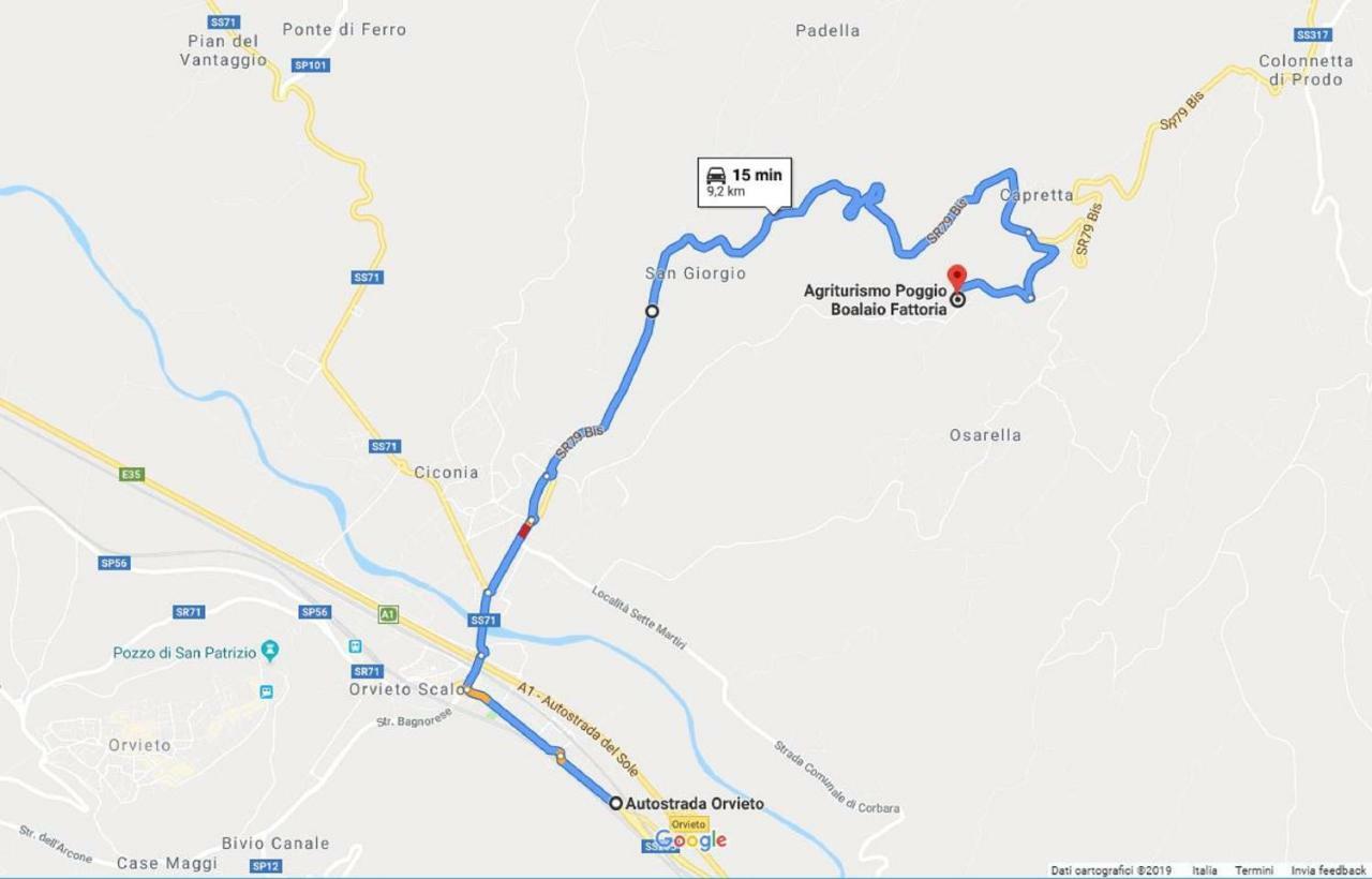 Agriturismo Fattoria Poggio Boalaio Orvieto Eksteriør bilde